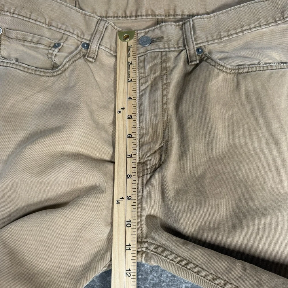 Levi's 514 Jeans Men's 36x34 Brown‎ Slim Straight Leg Distressed